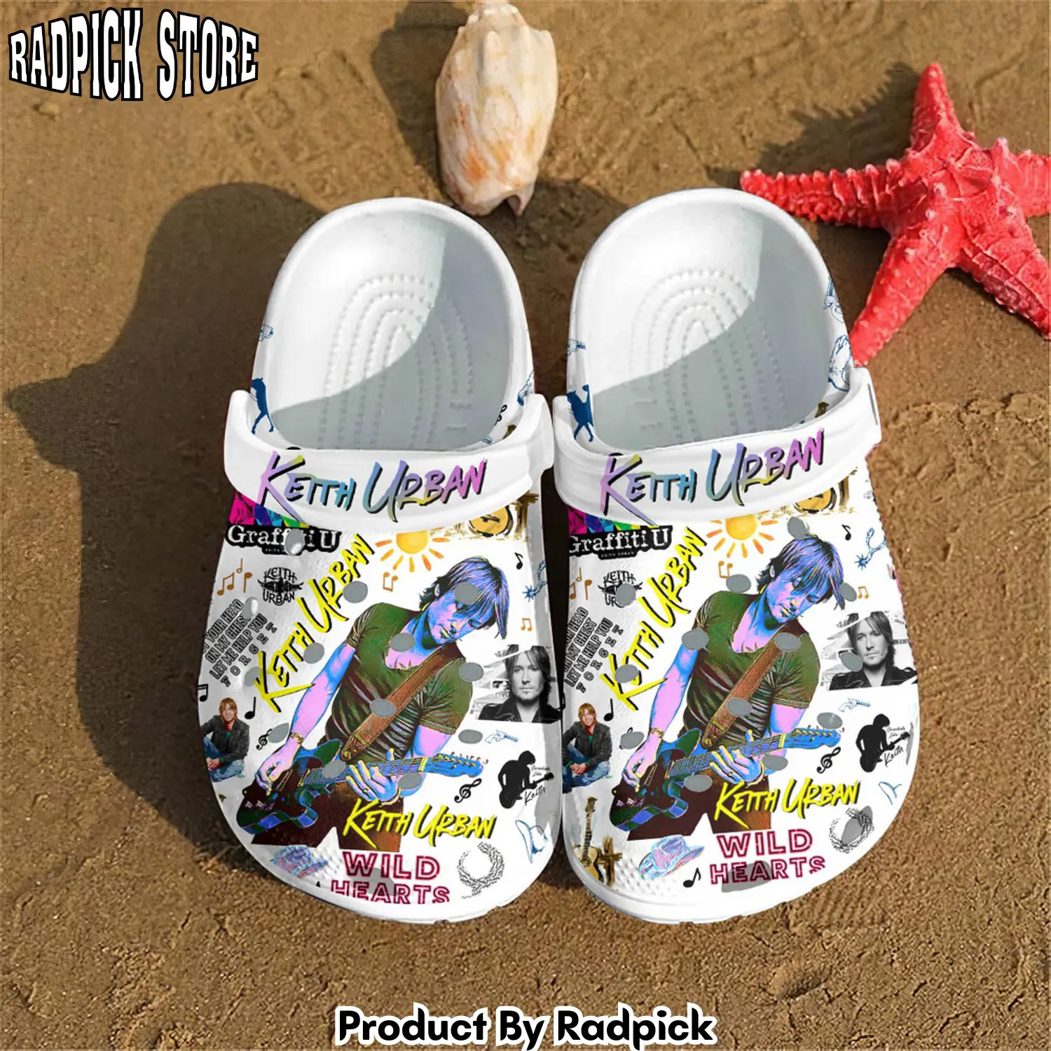 Radpick premium keith urban music clogs shoes comfortable for men women rp6522281